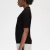 Ribbad stickad damskjorta Ribbad stickad damskjorta