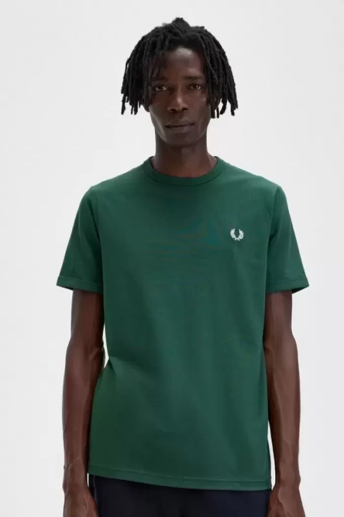 Ringer herr-T-shirt