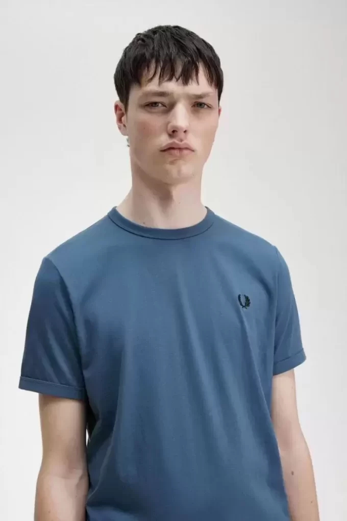 Ringer herr-T-shirt