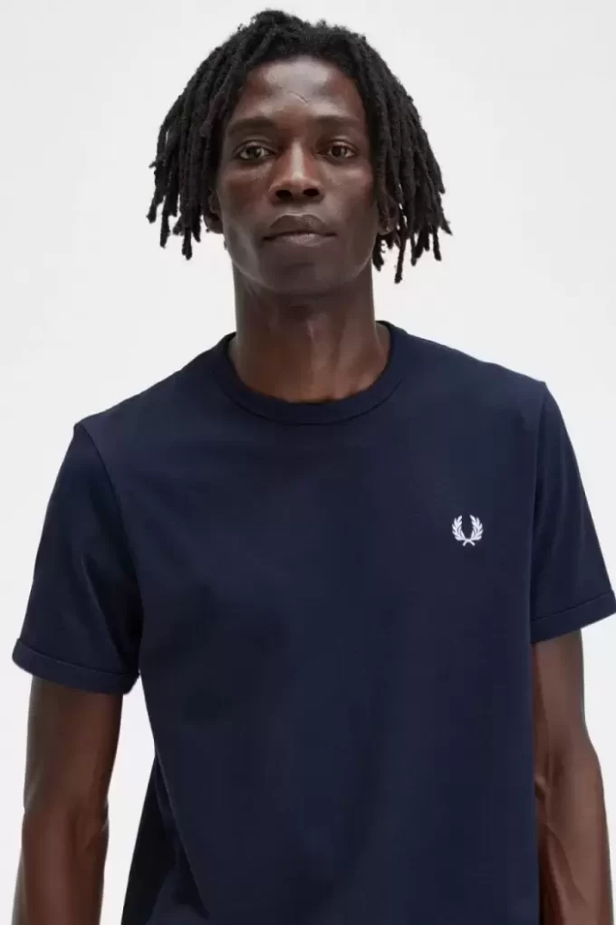 Ringer herr-T-shirt
