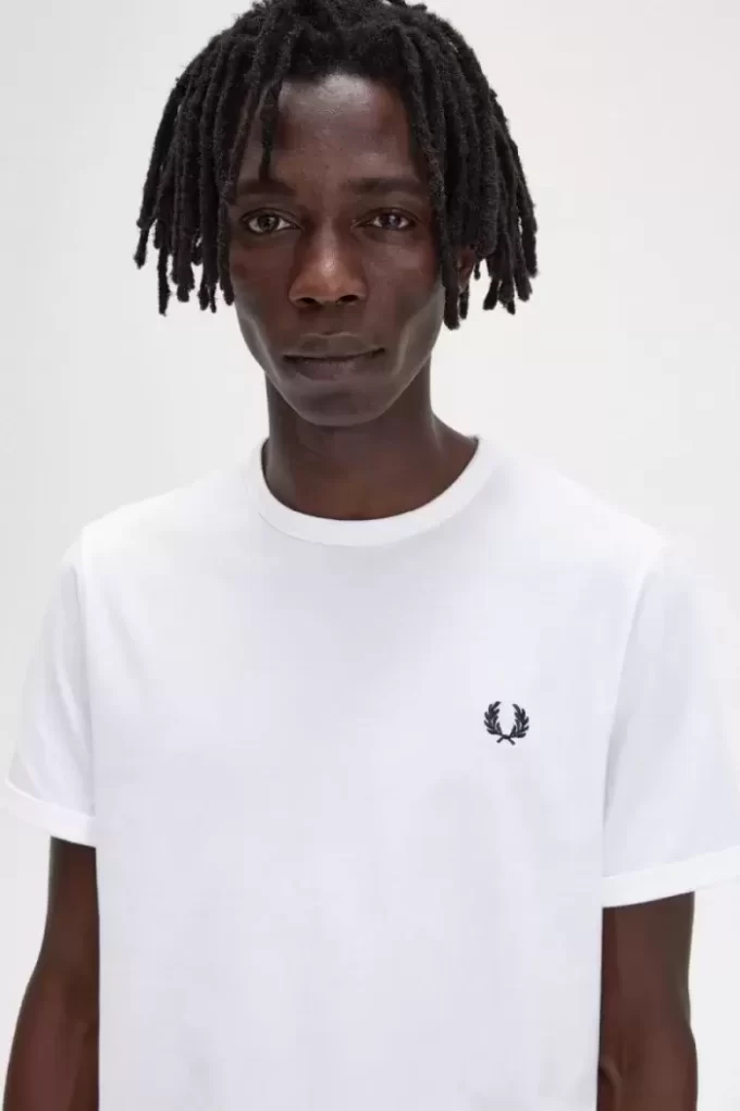 Ringer herr-T-shirt