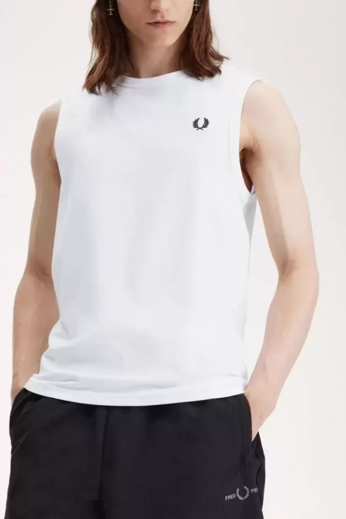 Rundringad väst för män, t-shirt Rundringad väst för män, t-shirt