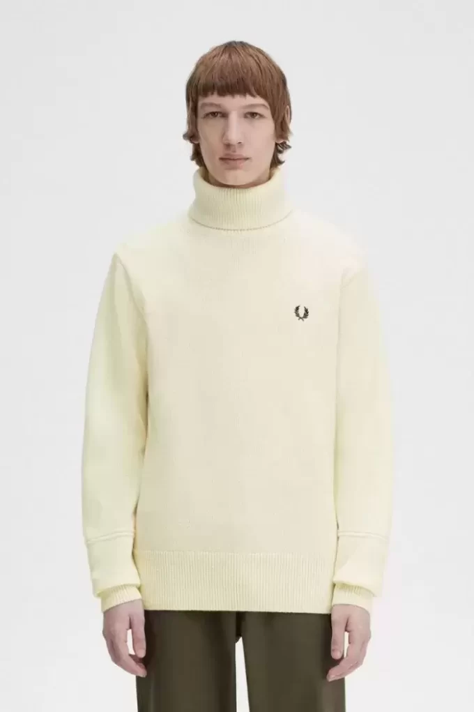 Stickad polotröja för män Stickad polotröja för män