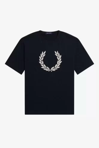 T-shirt med djärv lagerkrans för kvinnor T-shirt med djärv lagerkrans för kvinnor