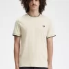 T-shirt med dubbeltippning för män T-shirt med dubbeltippning för män