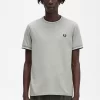 T-shirt med dubbeltippning för män T-shirt med dubbeltippning för män