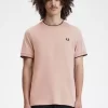 T-shirt med dubbeltippning för män T-shirt med dubbeltippning för män