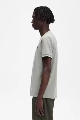 T-shirt med dubbeltippning för män