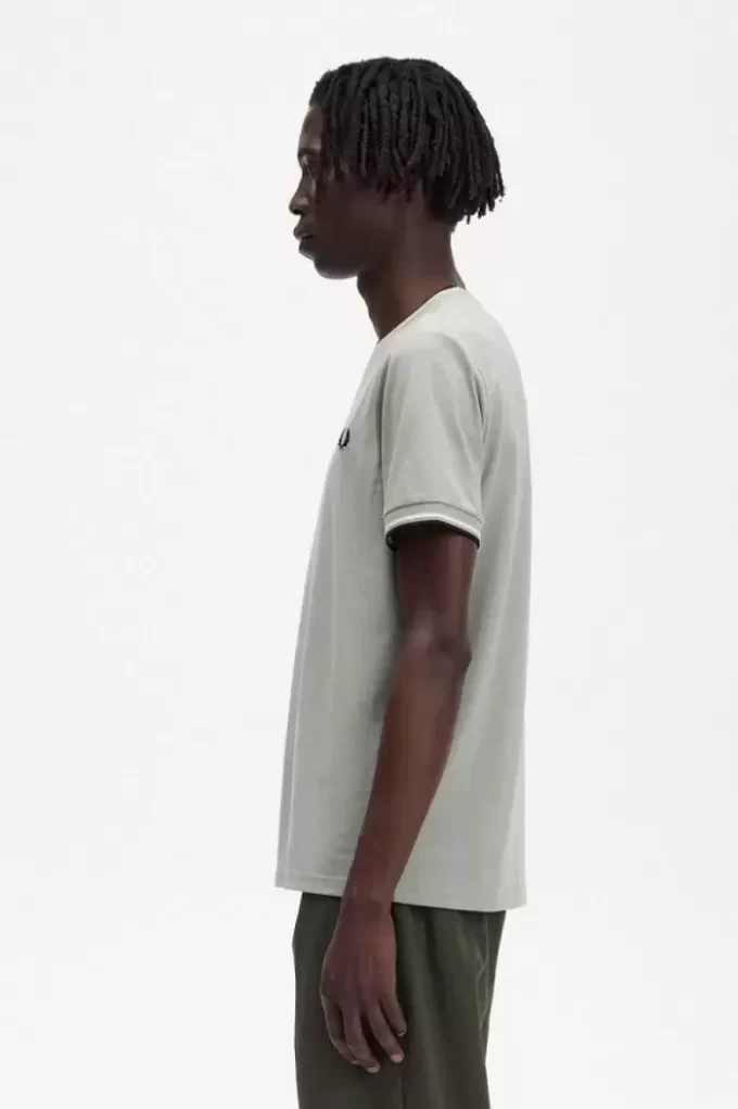 T-shirt med dubbeltippning för män T-shirt med dubbeltippning för män