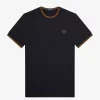 T-shirt med dubbeltippning för män T-shirt med dubbeltippning för män