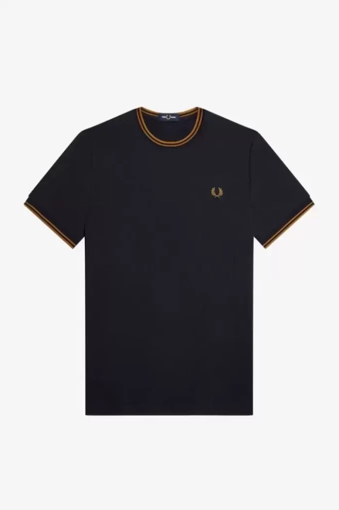 T-shirt med dubbeltippning för män T-shirt med dubbeltippning för män