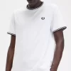 T-shirt med dubbeltippning för män T-shirt med dubbeltippning för män