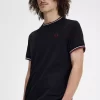 T-shirt med dubbeltippning för män T-shirt med dubbeltippning för män