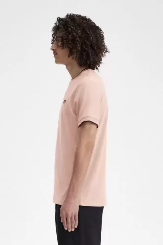 T-shirt med dubbeltippning för män