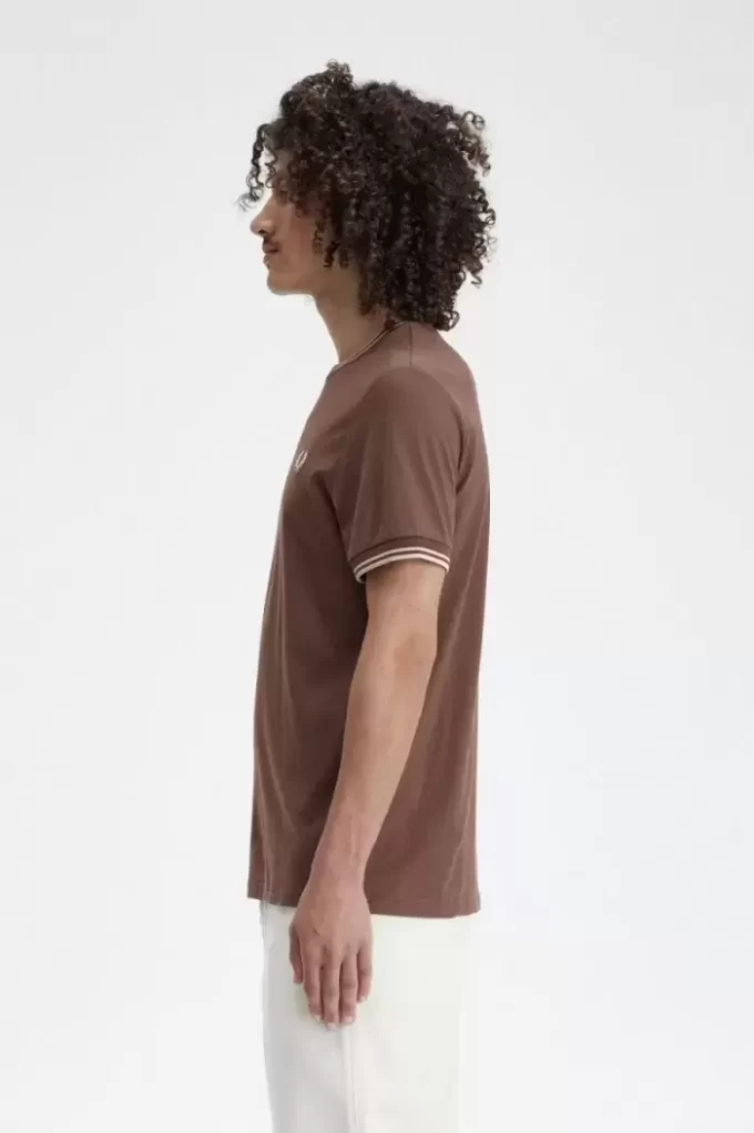 T-shirt med dubbeltippning för män T-shirt med dubbeltippning för män