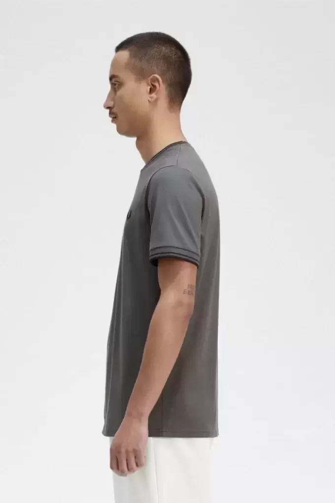 T-shirt med dubbeltippning för män T-shirt med dubbeltippning för män