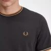 T-shirt med dubbeltippning för män T-shirt med dubbeltippning för män