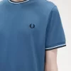 T-shirt med dubbeltippning för män T-shirt med dubbeltippning för män