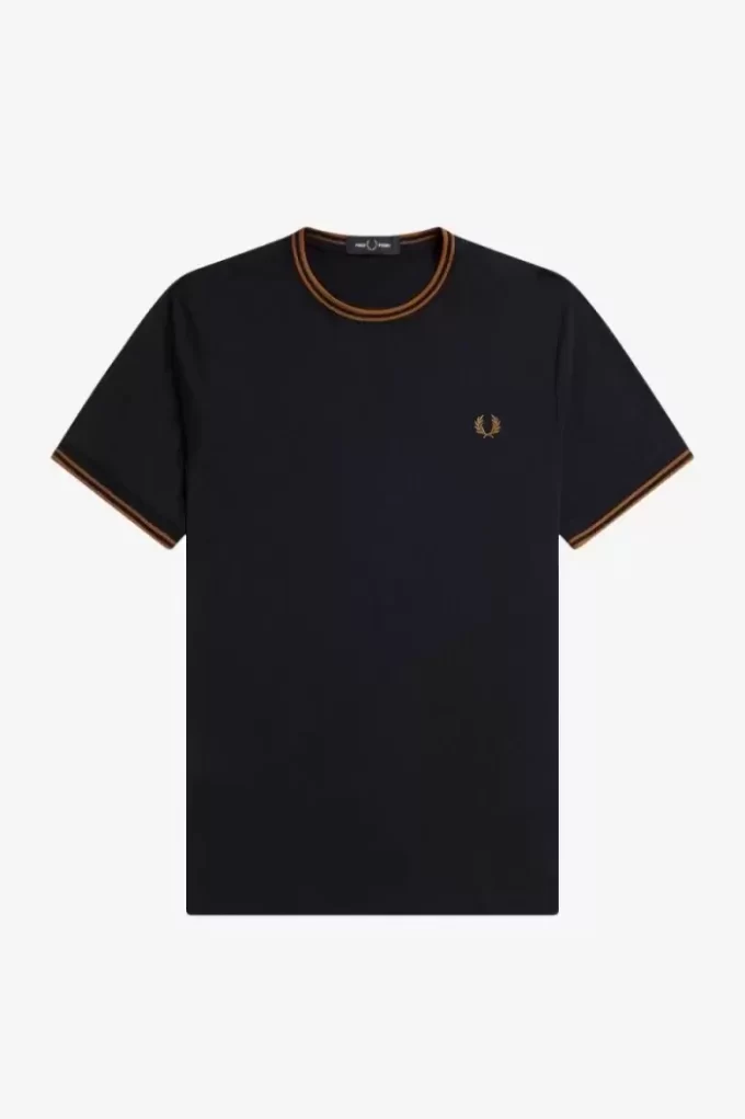 T-shirt med dubbeltippning för män T-shirt med dubbeltippning för män