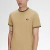 T-shirt med dubbeltippning för män T-shirt med dubbeltippning för män