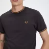 T-shirt med dubbeltippning för män T-shirt med dubbeltippning för män