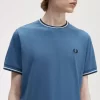 T-shirt med dubbeltippning för män T-shirt med dubbeltippning för män