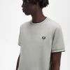 T-shirt med dubbeltippning för män T-shirt med dubbeltippning för män