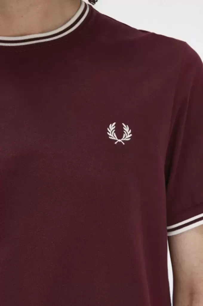 T-shirt med dubbeltippning för män T-shirt med dubbeltippning för män