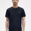 T-shirt med dubbeltippning för män T-shirt med dubbeltippning för män
