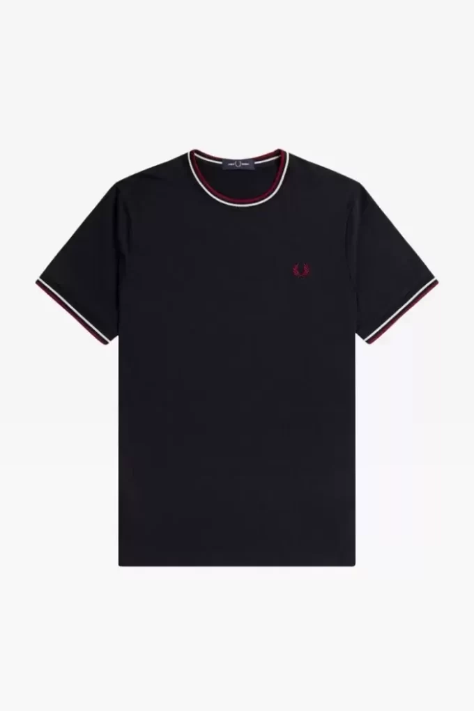 T-shirt med dubbeltippning för män T-shirt med dubbeltippning för män