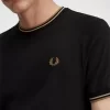 T-shirt med dubbeltippning för män T-shirt med dubbeltippning för män