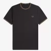 T-shirt med dubbeltippning för män T-shirt med dubbeltippning för män