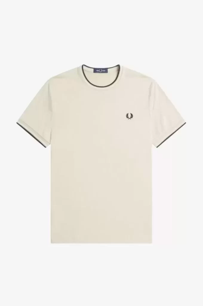T-shirt med dubbeltippning för män T-shirt med dubbeltippning för män