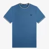 T-shirt med dubbeltippning för män T-shirt med dubbeltippning för män