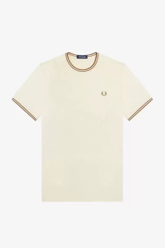 T-shirt med dubbeltippning för män T-shirt med dubbeltippning för män