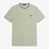 T-shirt med dubbeltippning för män T-shirt med dubbeltippning för män