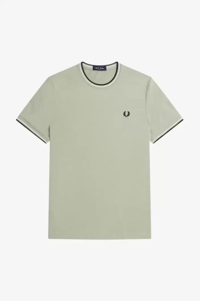 T-shirt med dubbeltippning för män T-shirt med dubbeltippning för män
