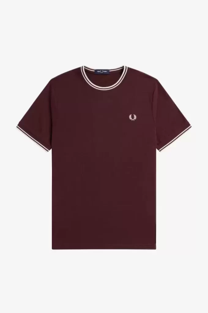 T-shirt med dubbeltippning för män T-shirt med dubbeltippning för män