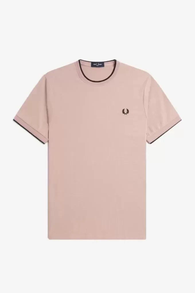 T-shirt med dubbeltippning för män T-shirt med dubbeltippning för män