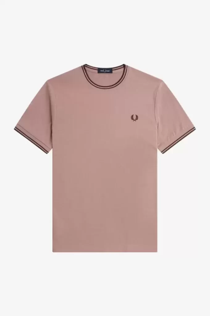T-shirt med dubbeltippning för män T-shirt med dubbeltippning för män