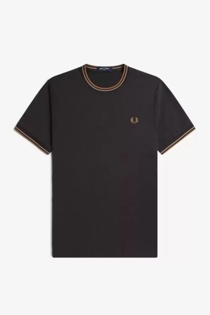 T-shirt med dubbeltippning för män T-shirt med dubbeltippning för män