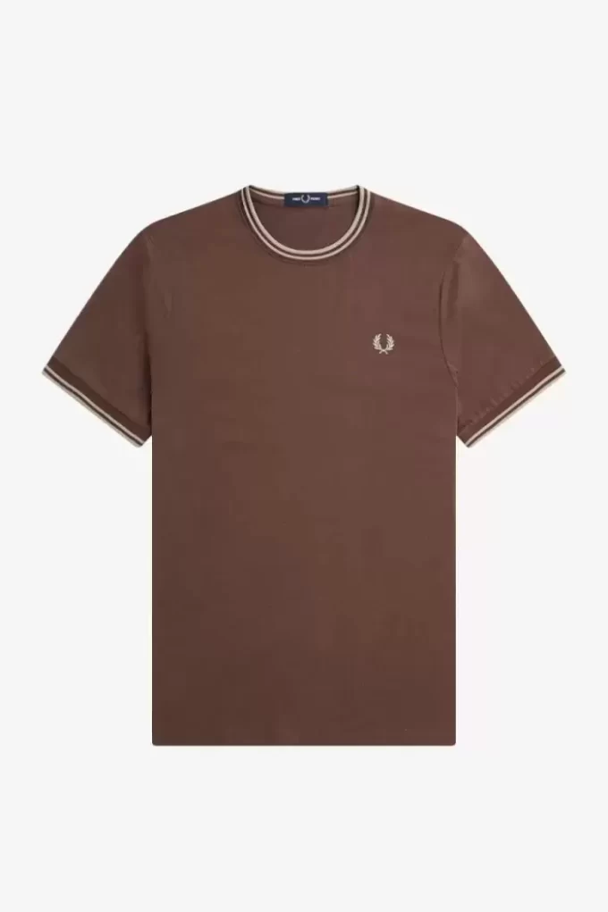 T-shirt med dubbeltippning för män T-shirt med dubbeltippning för män