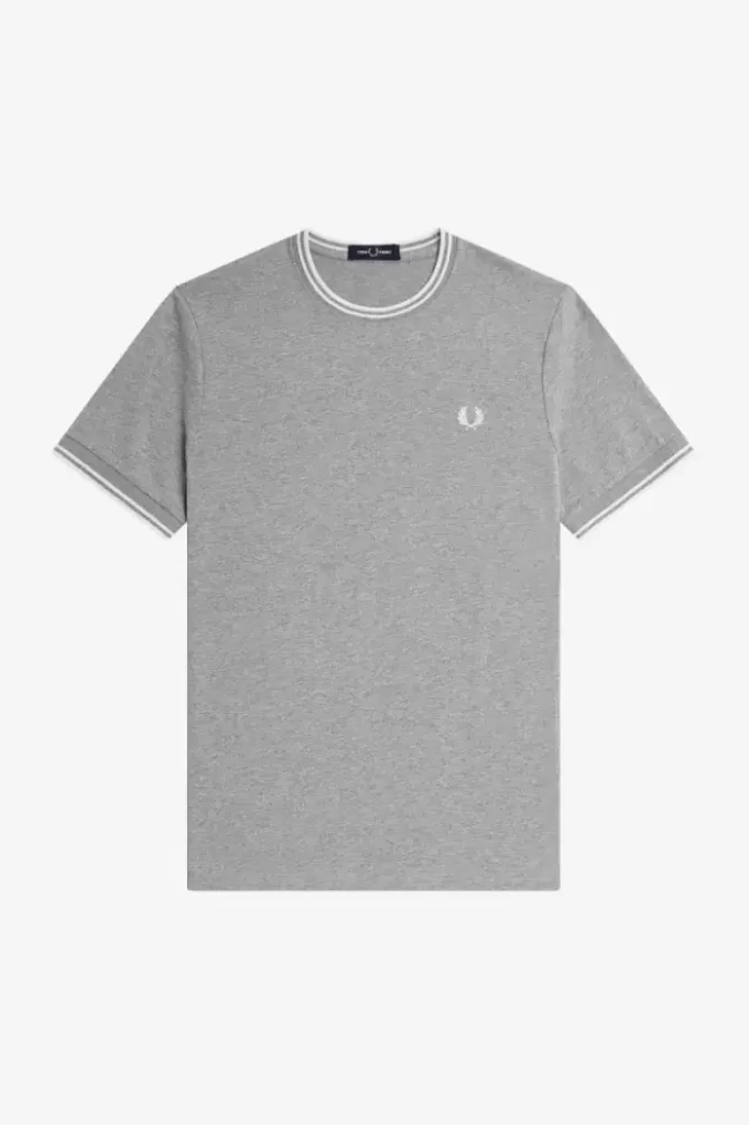 T-shirt med dubbeltippning för män T-shirt med dubbeltippning för män