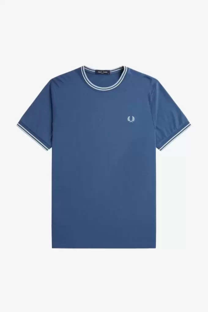 T-shirt med dubbeltippning för män T-shirt med dubbeltippning för män