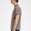 T-shirt med fina randig detaljer för män T-shirt med fina randig detaljer för män