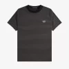 T-shirt med fina randig detaljer för män T-shirt med fina randig detaljer för män