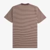 T-shirt med fina randig detaljer för män T-shirt med fina randig detaljer för män