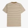 T-shirt med fina randig detaljer för män T-shirt med fina randig detaljer för män