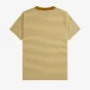 T-shirt med fina randig detaljer för män T-shirt med fina randig detaljer för män