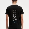 T-shirt med grafisk märkning för män T-shirt med grafisk märkning för män